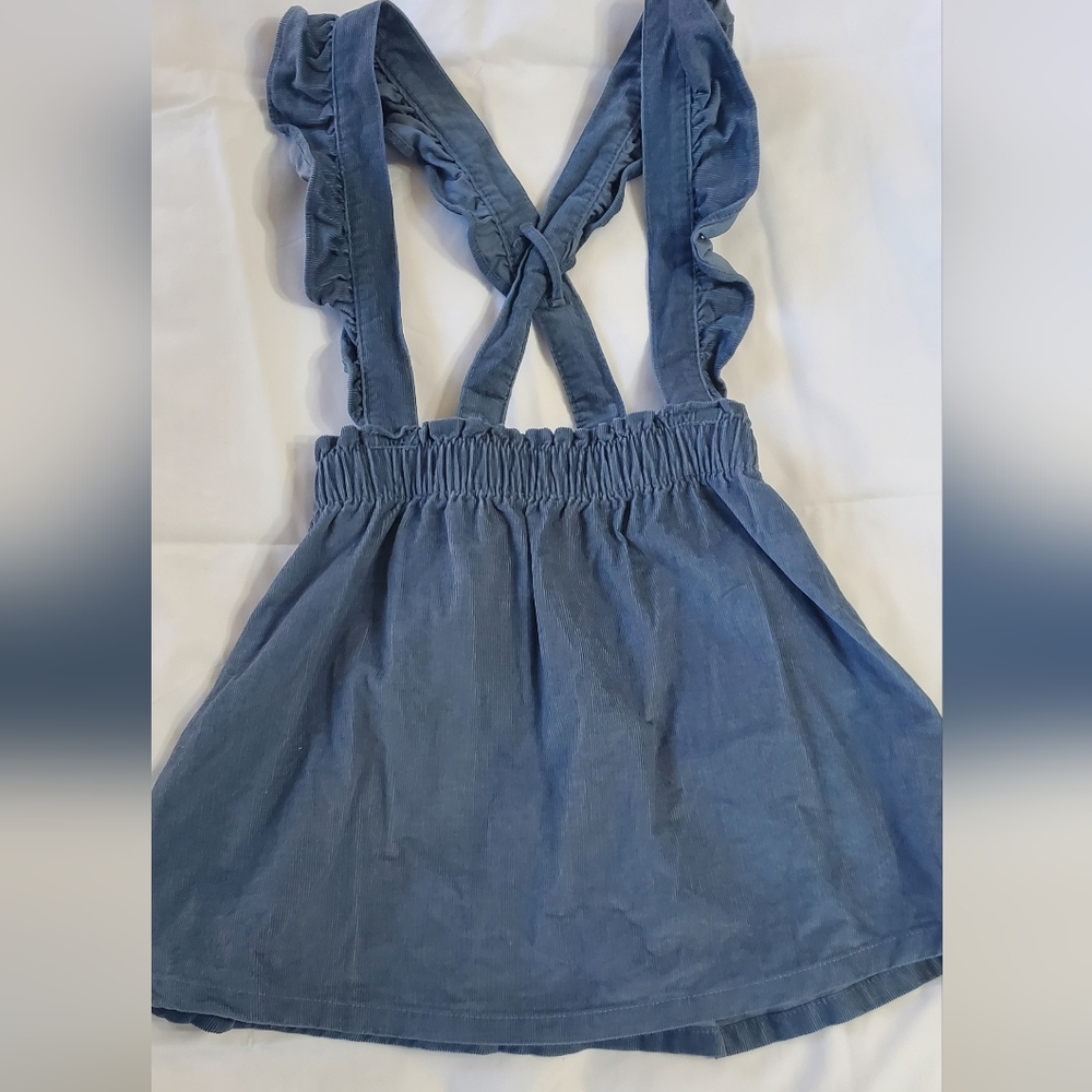 Carters Blue Corduroy Overall Dress 5t